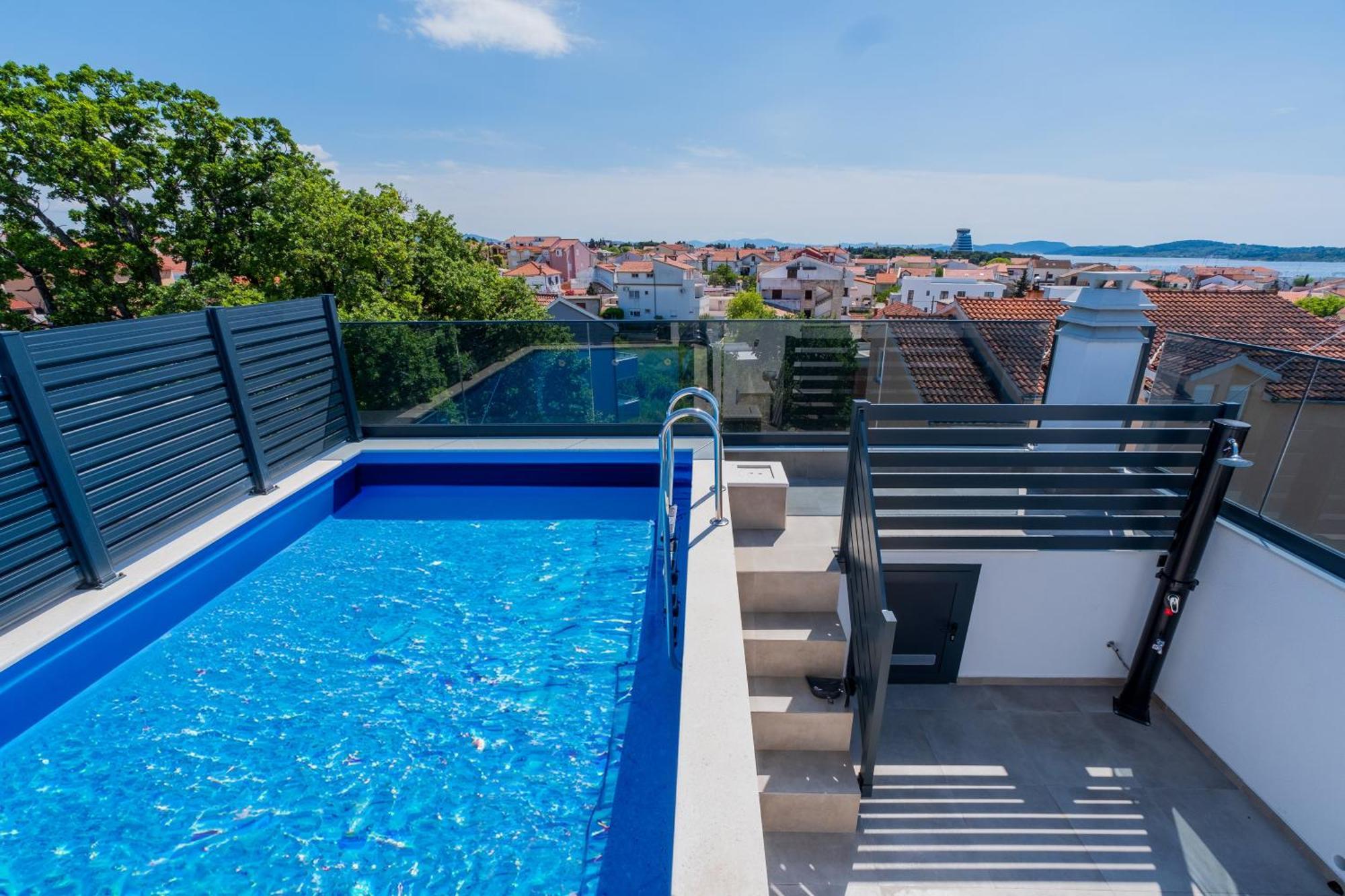 Three-Bedroom Premium Holiday Home Atmosfera With Private Pool&Sauna Vodice Zewnętrze zdjęcie
