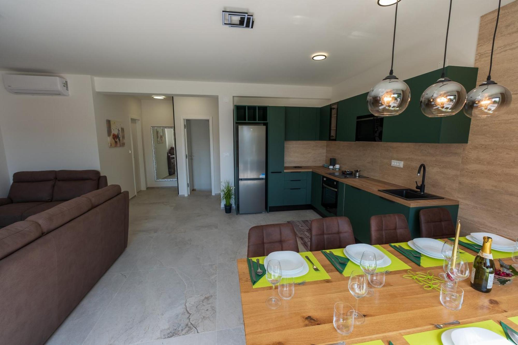 Three-Bedroom Premium Holiday Home Atmosfera With Private Pool&Sauna Vodice Zewnętrze zdjęcie