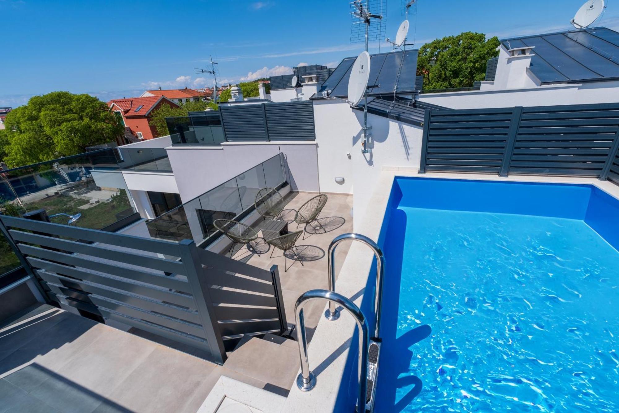 Three-Bedroom Premium Holiday Home Atmosfera With Private Pool&Sauna Vodice Zewnętrze zdjęcie